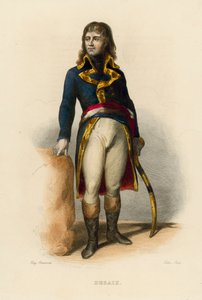Le General Desaix (farvet gravering) af French School