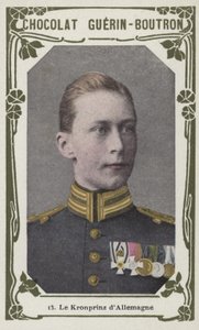 Le Kronprinz dAllemagne (farvet foto) af French School