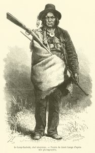 Le Loup-Tachete, Cheyenne-høvding (gravering) af French School