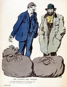 Le Mont-de-Piété: kunder, salg - i “Pladen med smør”” nr. 03/06/1905 af French School