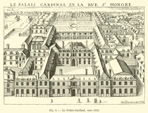 Palais-Cardinal, omkring 1638 af French School