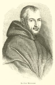 Le Pere Mersenne (kobberstik) af French School