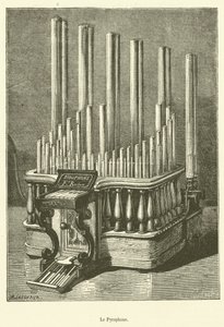 Le Pyrophone (gravering) af French School