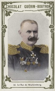 Kongen af ​​Württemberg (farvet foto) af French School