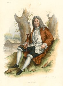 Le Sage (farvet gravering) af French School