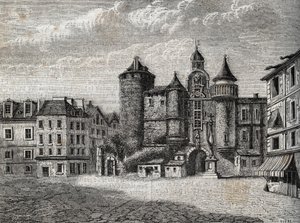 Le Vieux Paris - le Grand Chatelet - Indgravering i "" Paris