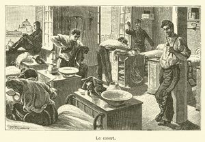 Le casert (kobberstik) af French School