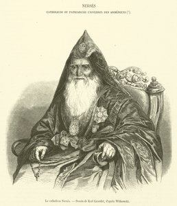 Le Catholicos Nerses (gravering) af French School