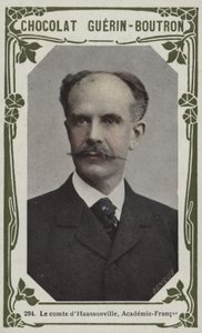 Greven af ​​Haussonville, Academie-Francaise (farvet foto) af French School