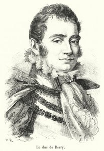 Le duc de Berry (gravering) af French School