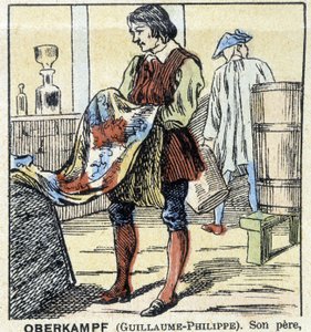 Farveren Guillaume-Philippe Oberkampf - billedsprog d