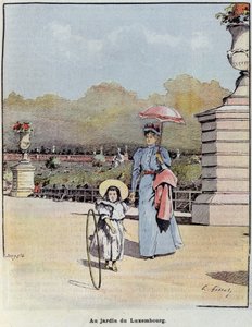 Luxembourg-haven - i "Den lille franskmand illustreret"" af 21/07/1 af French School