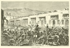 Le mardi gras a Arequipa (gravering) af French School
