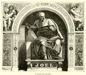 Le profeten Joel (gravering) af French School