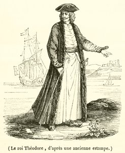 Le roi Theodore (gravering) af French School