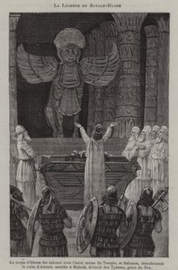 Legenden om den kongelige økse (gravering) af French School