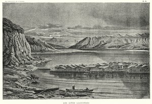 The Lacustrine Cities (gravering) af French School