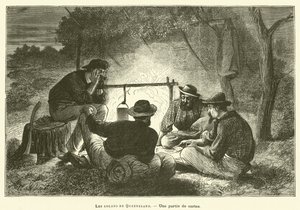 The Settlers Of Queensland (gravering) af French School