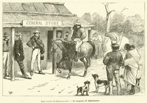 The Settlers Of Queensland (gravering) af French School