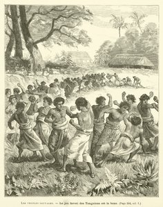 De vilde folk (gravering) af French School