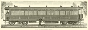 The Wagons-Lits, the Vogn-Restaurant (gravering) af French School