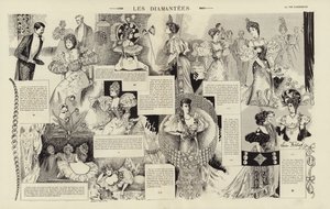 Les diamantees (gravering) af French School