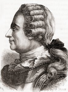 Generalløjtnant Jean-Baptiste Vaquette de Gribeauval, fra Les Merveilles de la Science, udgivet ca. 1870 (kobberstik) af French School