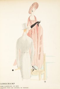 Longchamp, fra en samling af modetallerkener af French School