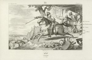 Lothair of France leads his army in an attack on the Holy Roman Emperors palace at Aachen, 978 
