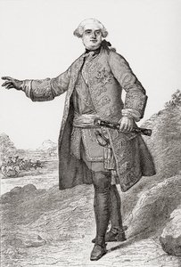 Louis Charles César Le Tellier kendt som hertugen af ​​Estrées, 1695 1771. Fransk militærchef og marskal af Frankrig. Fra Les Heures Libres udgivet 1908. af French School