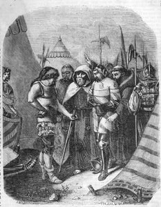 Louis II de la Tremoille (La Trimouille) (1460-1525). engelsk general. Gal Krig (1485-1488). La Tremoille beslutter sig for at dræbe de medskyldige til hertugen af Orleans. af French School