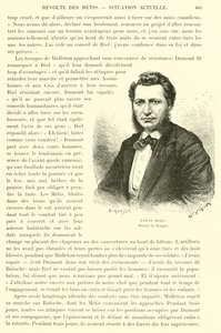 Louis Riel, canadisk politiker og leder af Metis-folket i de canadiske prærier af French School