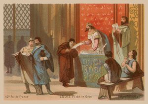 Ludvig VI af Frankrig, kaldet den fede (1081-1137) af French School