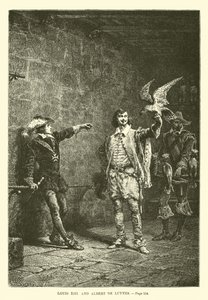 Louis XIII og Albert de Luynes af French School