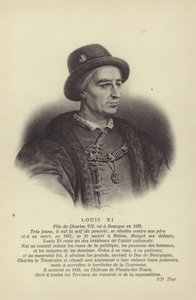 Ludvig XI af Frankrig af French School