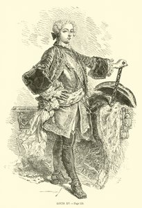 Ludvig XV af French School