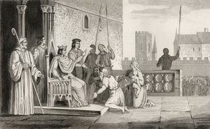 Louis X (1289-1316) den drilske frigør livegne, fra 