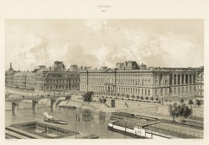 Louvre, 1867 af French School