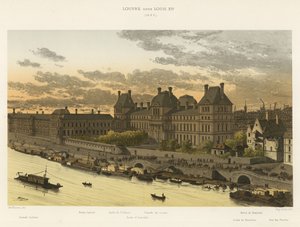 Louvre under Louis XIV, 1663 af French School