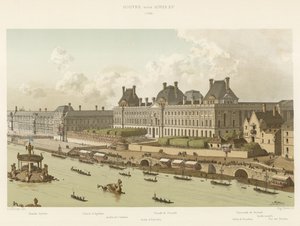 Louvre under Louis XV, 1739 af French School