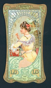 Lulu reklamekort, fransk af French School