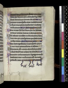 Folio aus dem Psalter und Stundenbuch der Isabella von Frankreich, Paris, um 1265-70