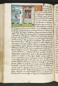 MS Hunter 252 127v Side fra Cent Nouvelles Nouvelles, c.1461-62 af French School