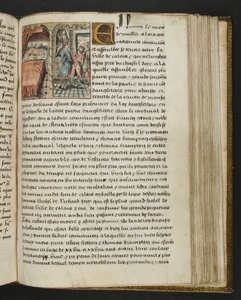 MS Hunter 252 137r Side fra Hundred New News, c.1461-62 af French School