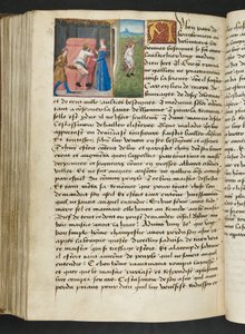 MS Hunter 252 167v Side fra Cent Nouvelles Nouvelles, c.1461-62 af French School