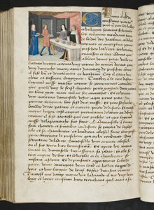 MS Hunter 252 173v Side fra Cent Nouvelles Nouvelles, c.1461-62 af French School