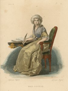 Madame Cottin (farvet gravering) af French School