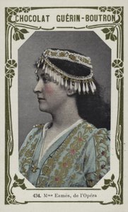 Madame Eames, de lOpera (farvet foto) af French School
