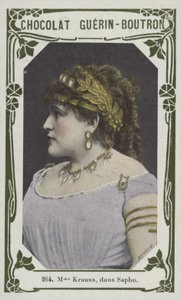 Madame Krauss, i Sappho (farvet foto) af French School