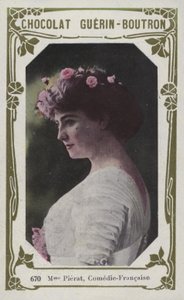 Madame Pierat, Comedie-Francaise (farvet foto) af French School